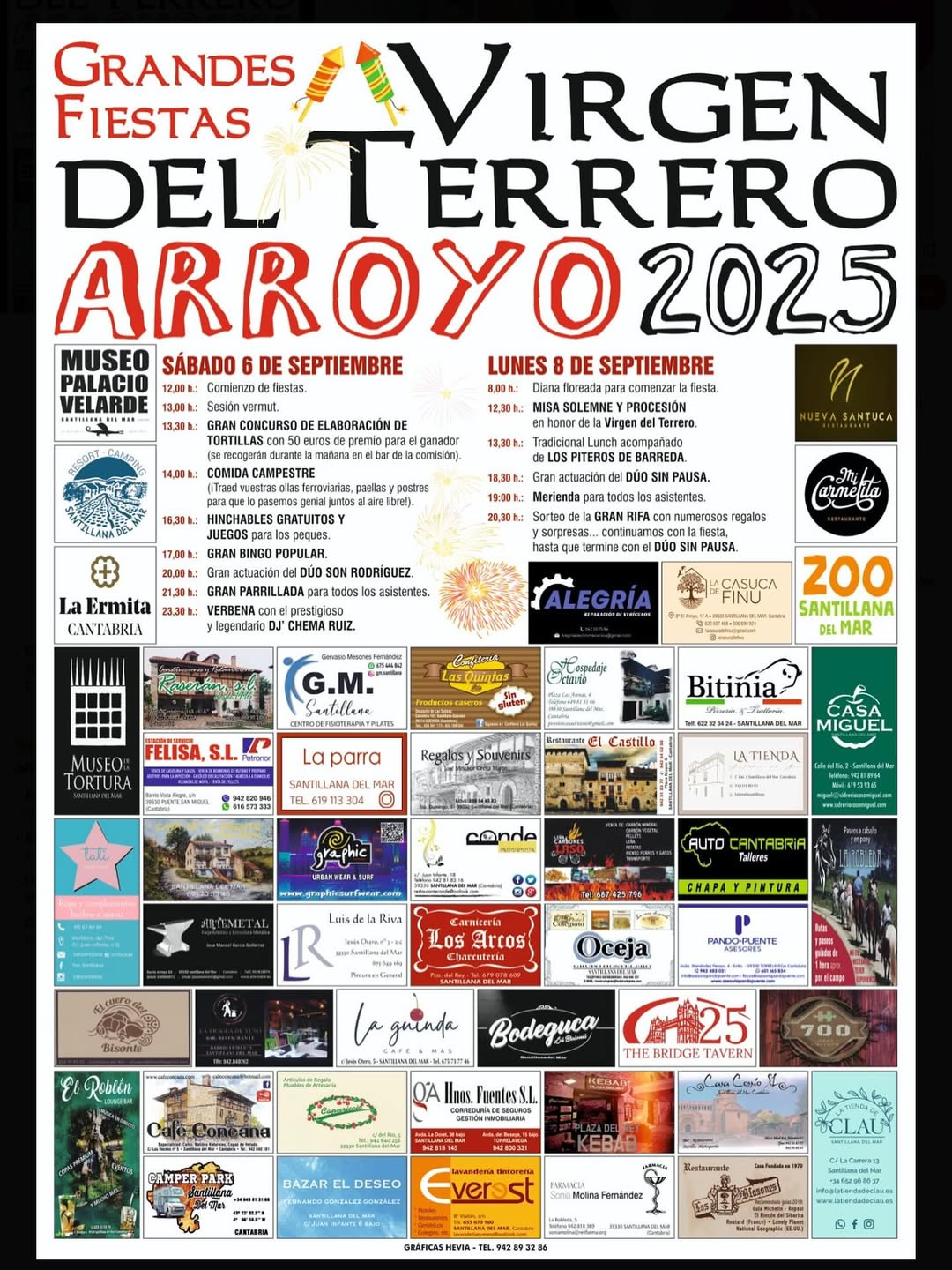 Fiestas Virgen del Terrero Arroyo 2025