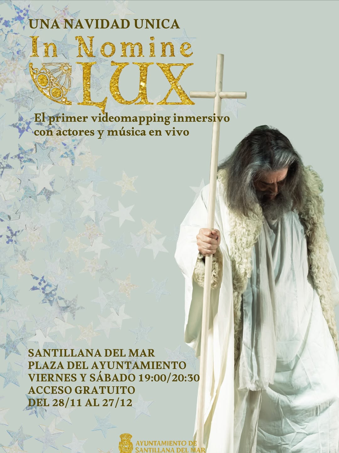 In Nomine Lux – Videomapping Santillana del Mar 2025