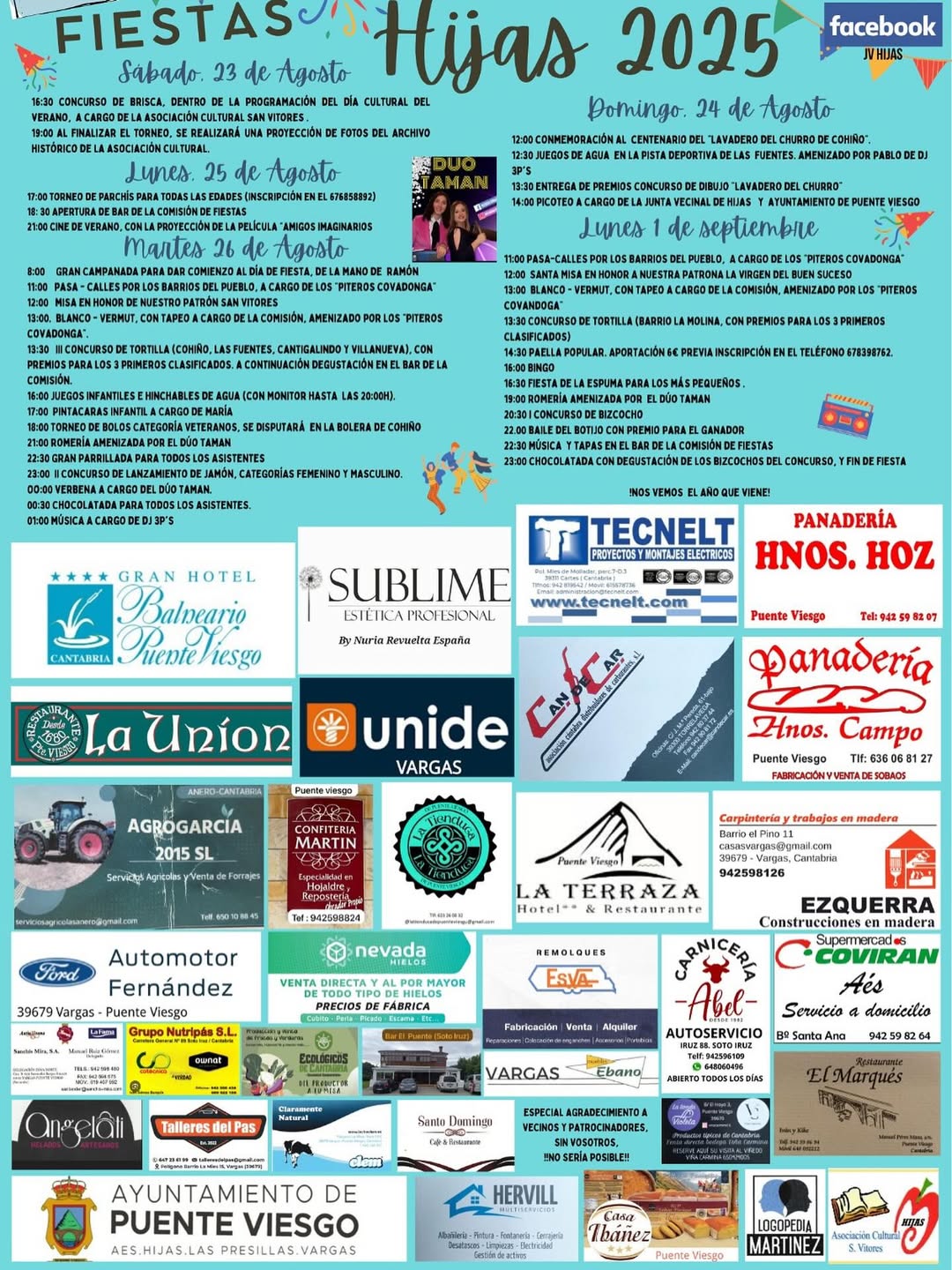 Fiestas Hijas 2025