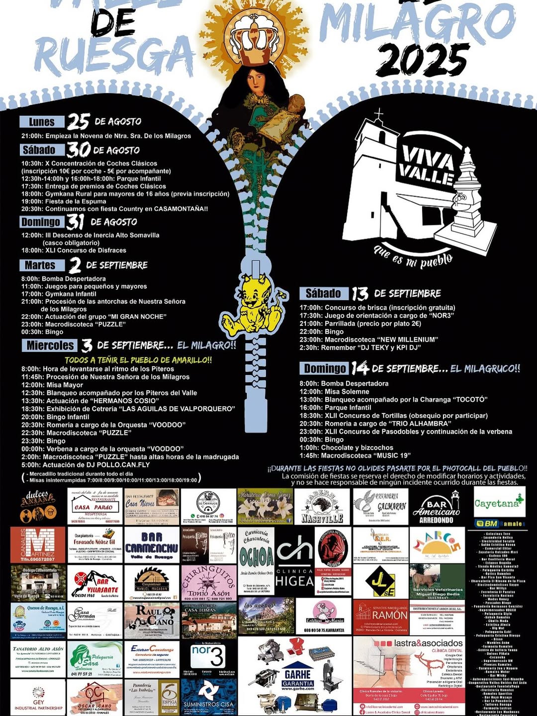 Fiestas del Milagro Ruesga 2025