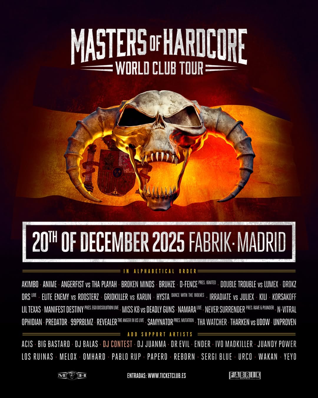 Masters of Hardcore Fabrik 2025