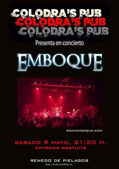 Concierto de Emboque en el Colodra´s Pub en Renedo