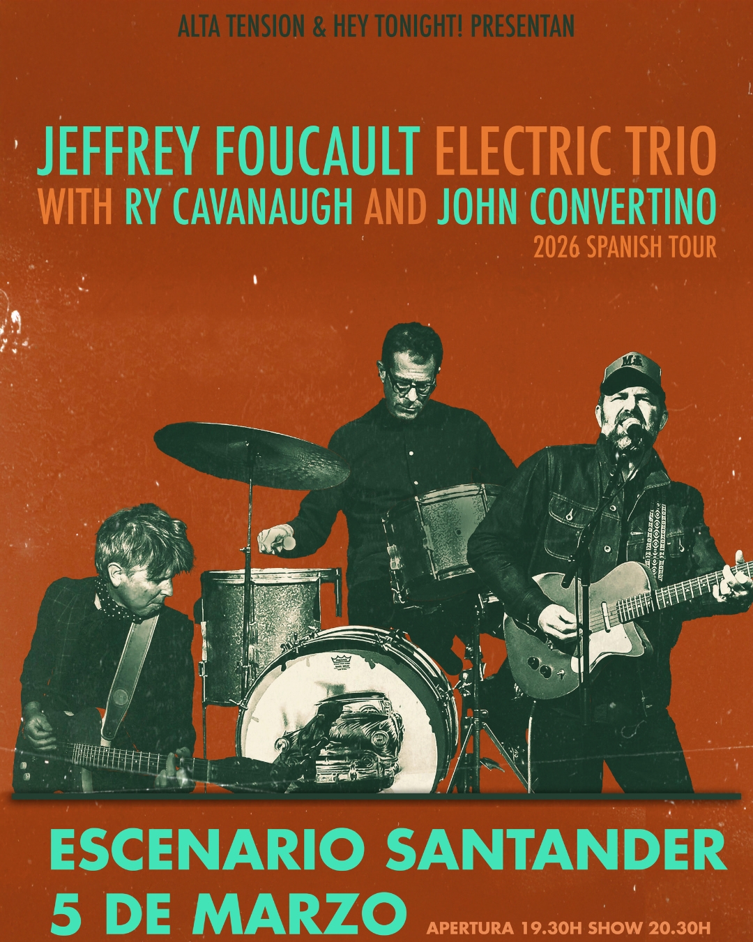 Concierto Jeffrey Foucault Trio Santander 2026