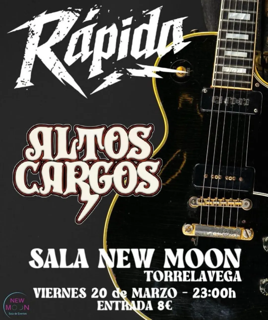 Concierto de ALTOS CARGOS y RAPIDA en NEW MOON